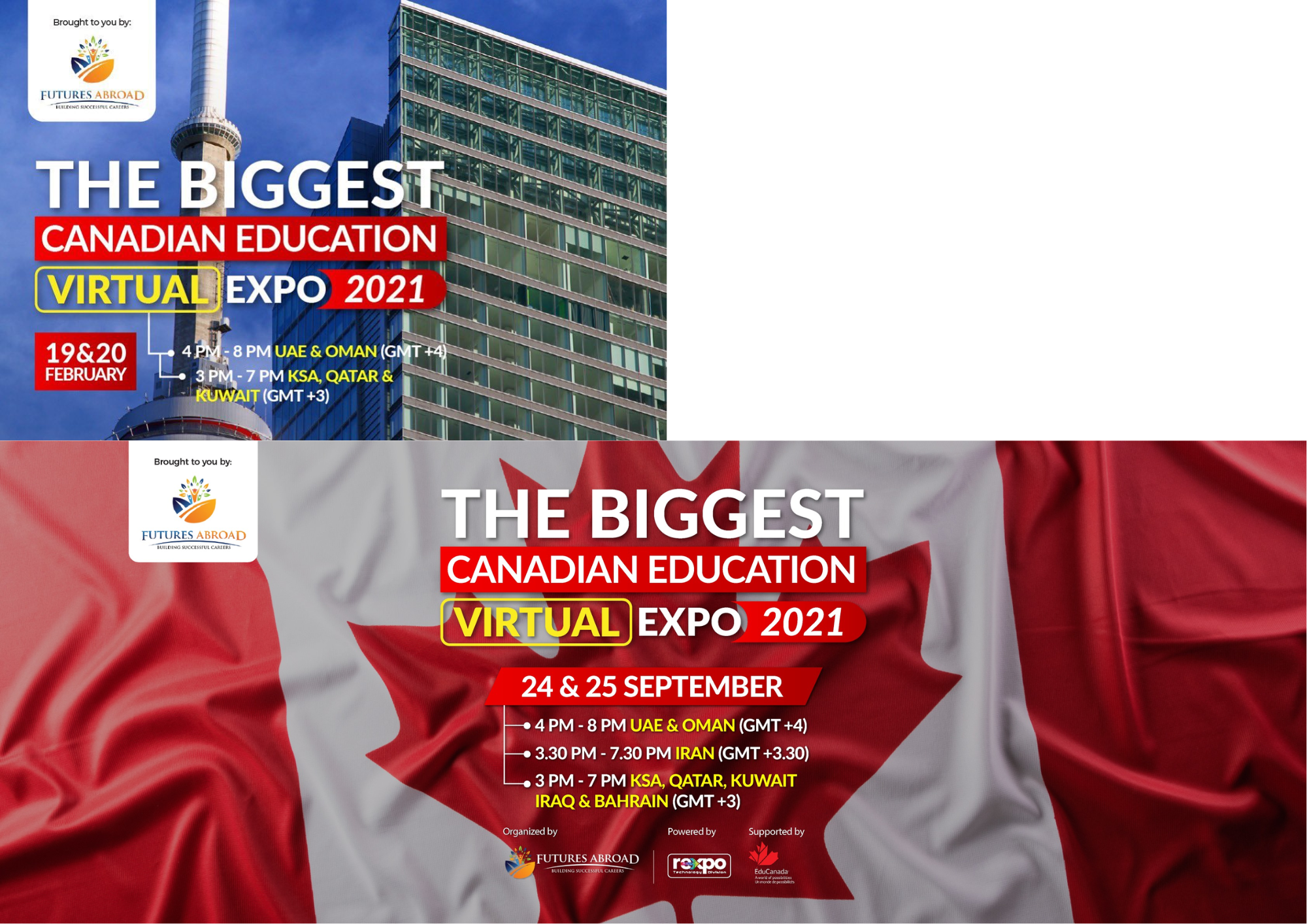 Hosted the 2nd Biggest Canadian Education Virtual EXPO 2021
